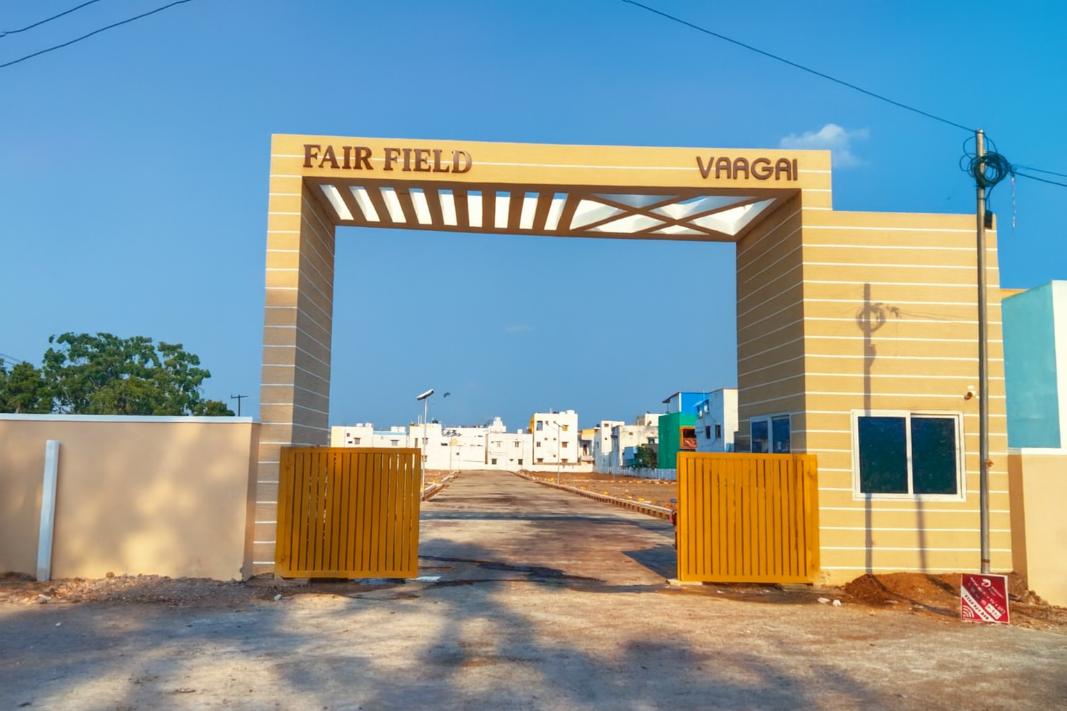 Vaagai Project Entrance